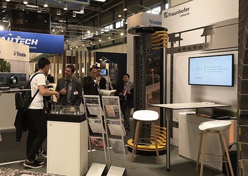 The Fraunhofer booth at the InnoTrans 2016