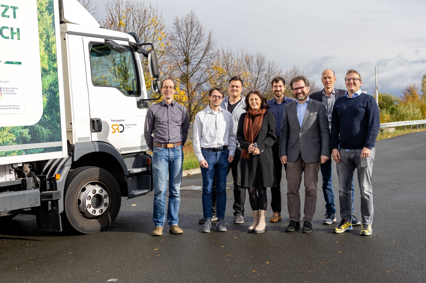 TUBAF visits Fraunhofer IVI