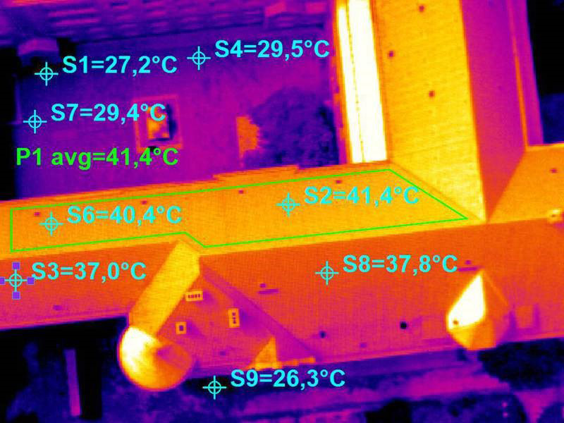 Creation of thermal maps on behalf of the Institut für Photogrammetrie und Fernerkundung of the TU Dresden